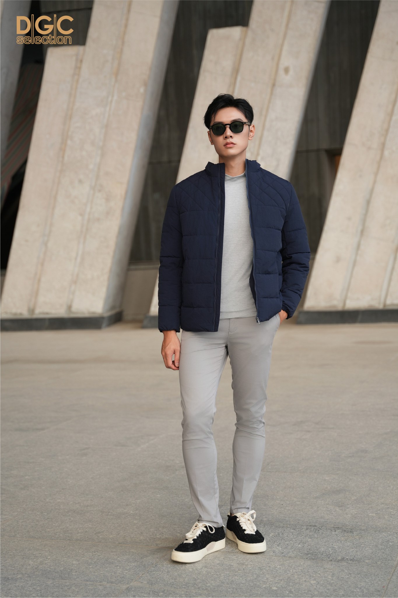WAJKBD171M - XANH THAN_1 Ảnh của Áo jacket 3 lớp